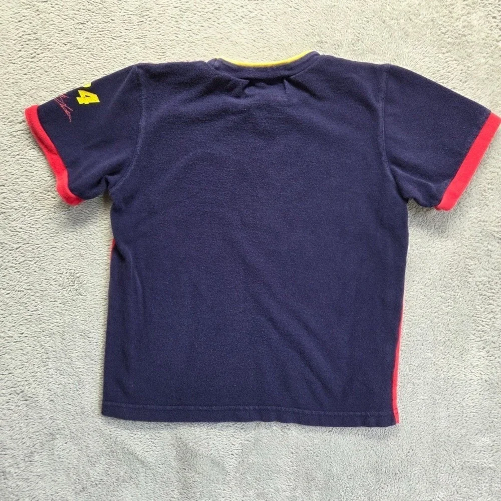 Vintage Competitors View Kids 7 Shirt Blue Red Jeff Gordon Nascar #24 Pullover